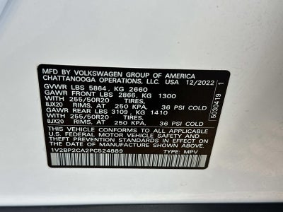 2023 Volkswagen Atlas 2.0T SEL 4MOTION
