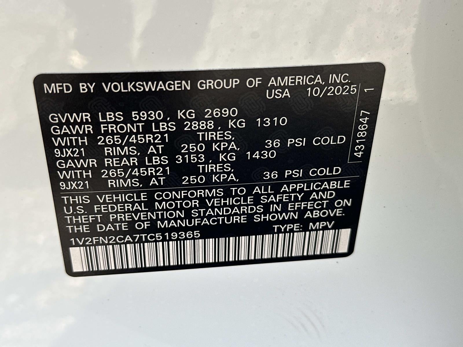 2026 Volkswagen Atlas 2.0T SEL Premium R-Line