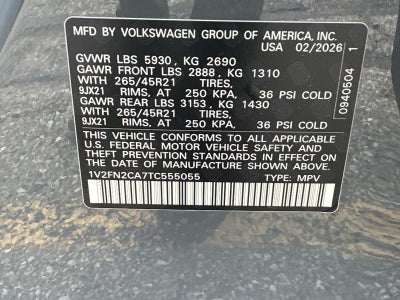 2026 Volkswagen Atlas 2.0T SEL Premium R-Line 4MOTION