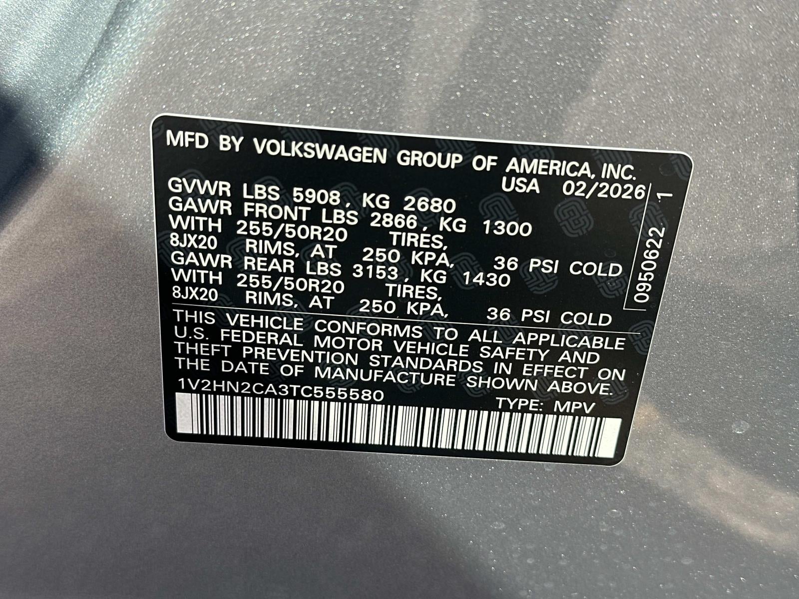 2026 Volkswagen Atlas 2.0T SE w/Technology 4MOTION
