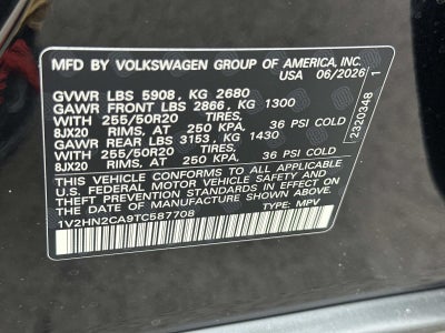 2026 Volkswagen Atlas 2.0T SE w/Technology 4MOTION