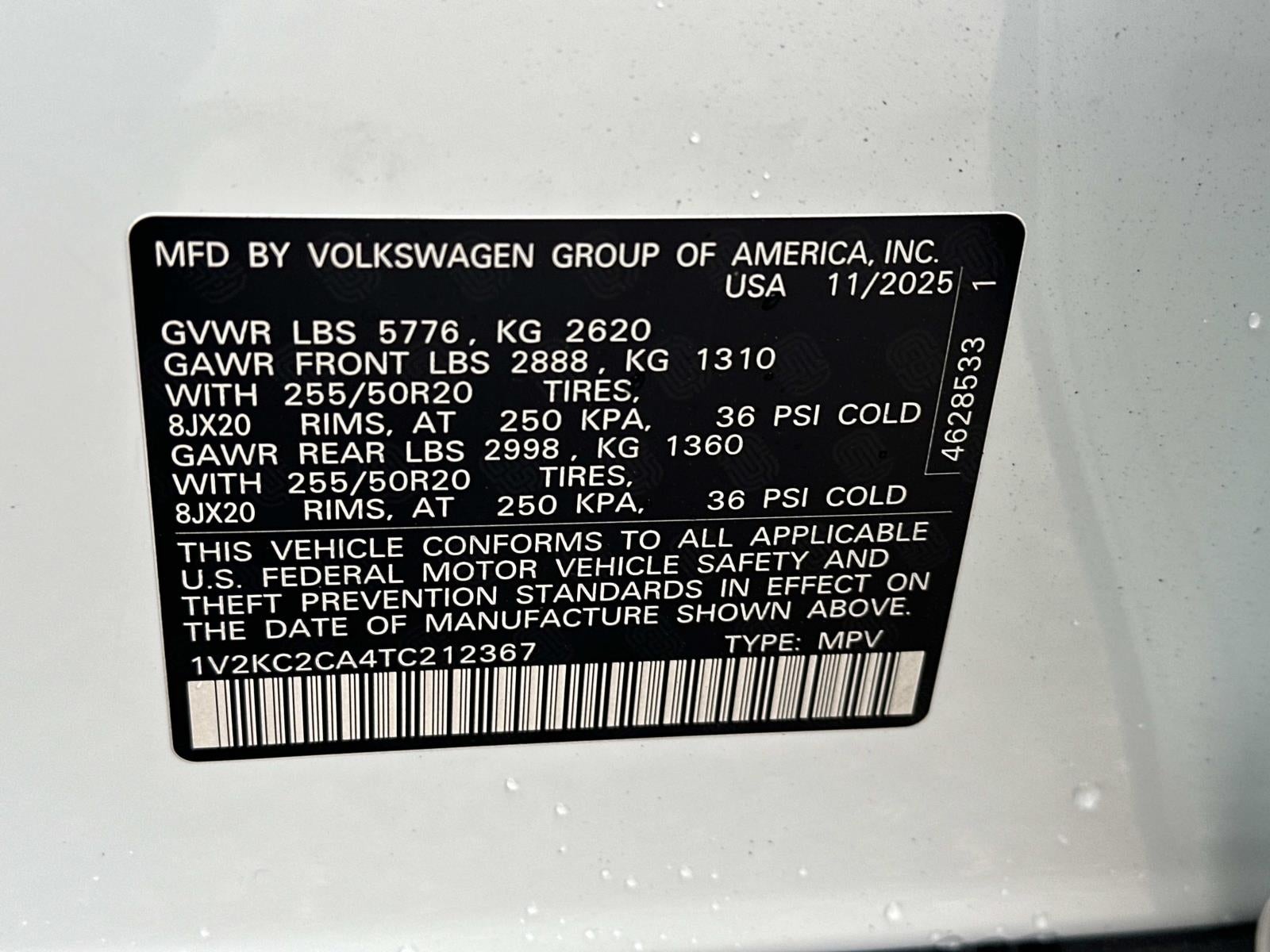 2026 Volkswagen Atlas Cross Sport 2.0T SE w/Technology 4MOTION