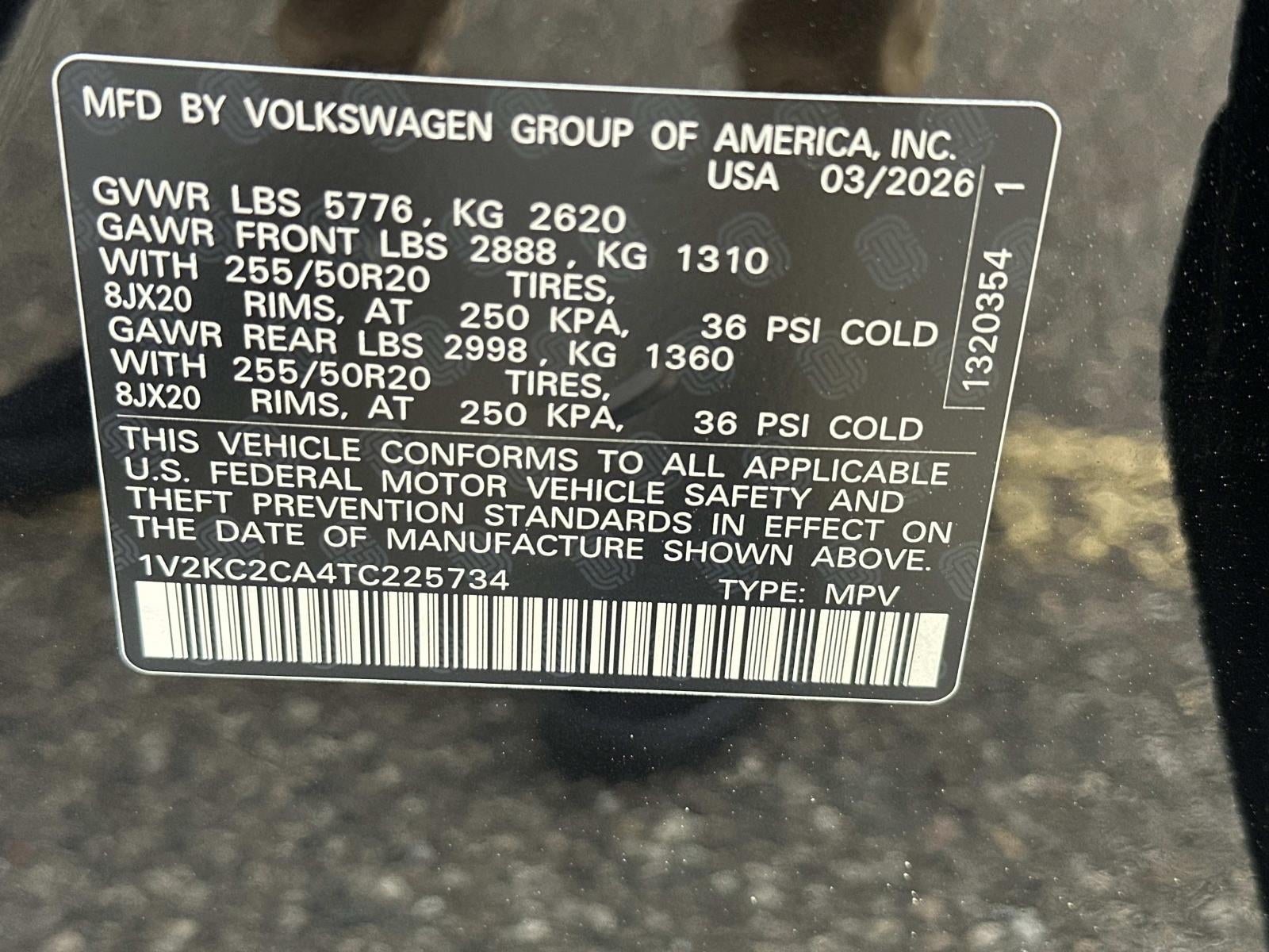 2026 Volkswagen Atlas Cross Sport 2.0T SE w/Technology 4MOTION