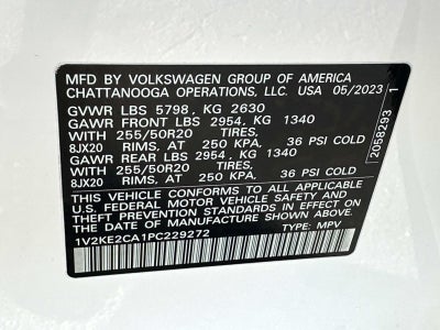 2023 Volkswagen Atlas Cross Sport 3.6L V6 SE w/Technology 4MOTION