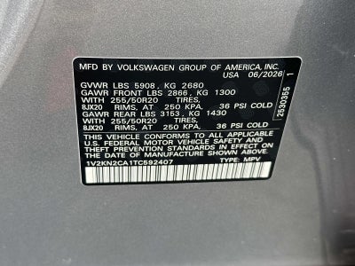 2026 Volkswagen Atlas 2.0T SE w/Technology 4MOTION