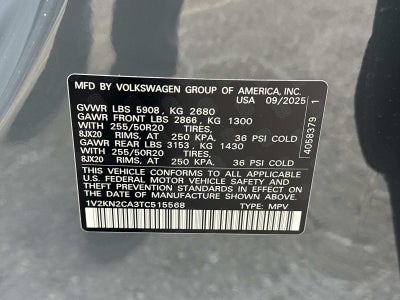 2026 Volkswagen Atlas 2.0T SE w/Technology 4MOTION