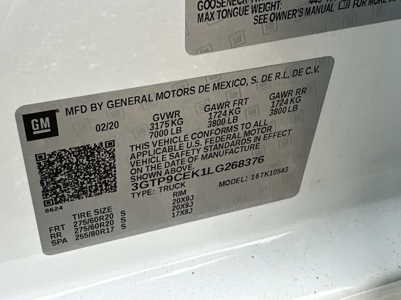 2020 GMC Sierra 1500 4WD Crew Cab 147 Elevation