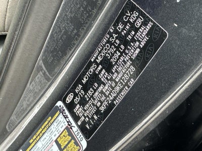 2019 Kia Forte LXS IVT