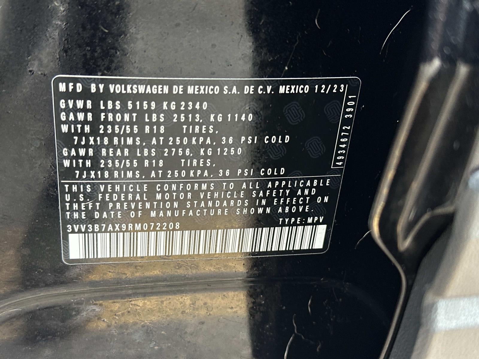 2024 Volkswagen Tiguan 2.0T SE FWD