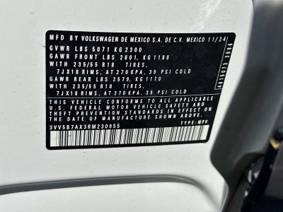 2024 Volkswagen Tiguan 2.0T Wolfsburg Edition 4MOTION