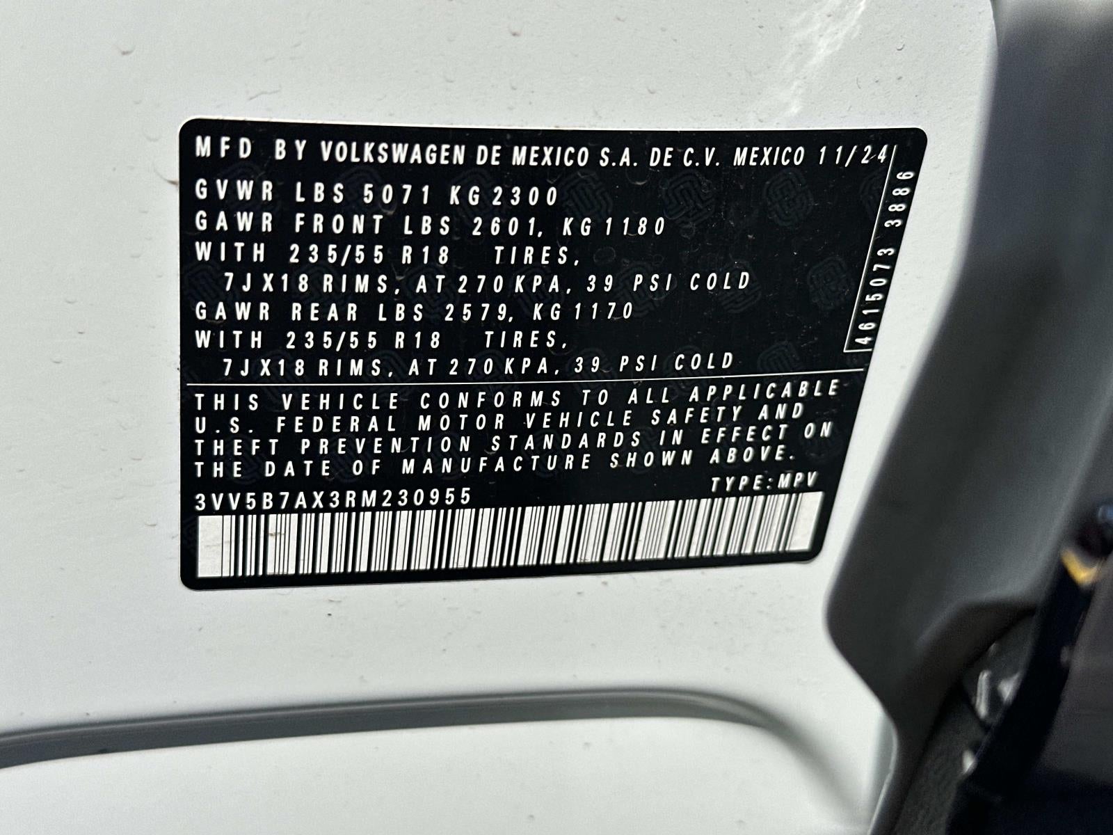 2024 Volkswagen Tiguan 2.0T Wolfsburg Edition 4MOTION