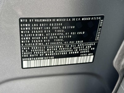 2024 Volkswagen Tiguan 2.0T SE R-Line Black 4MOTION