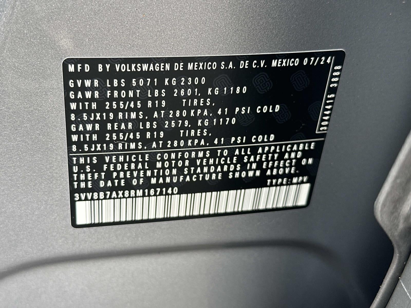 2024 Volkswagen Tiguan 2.0T SE R-Line Black 4MOTION