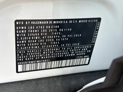 2026 Volkswagen Tiguan 2.0T S