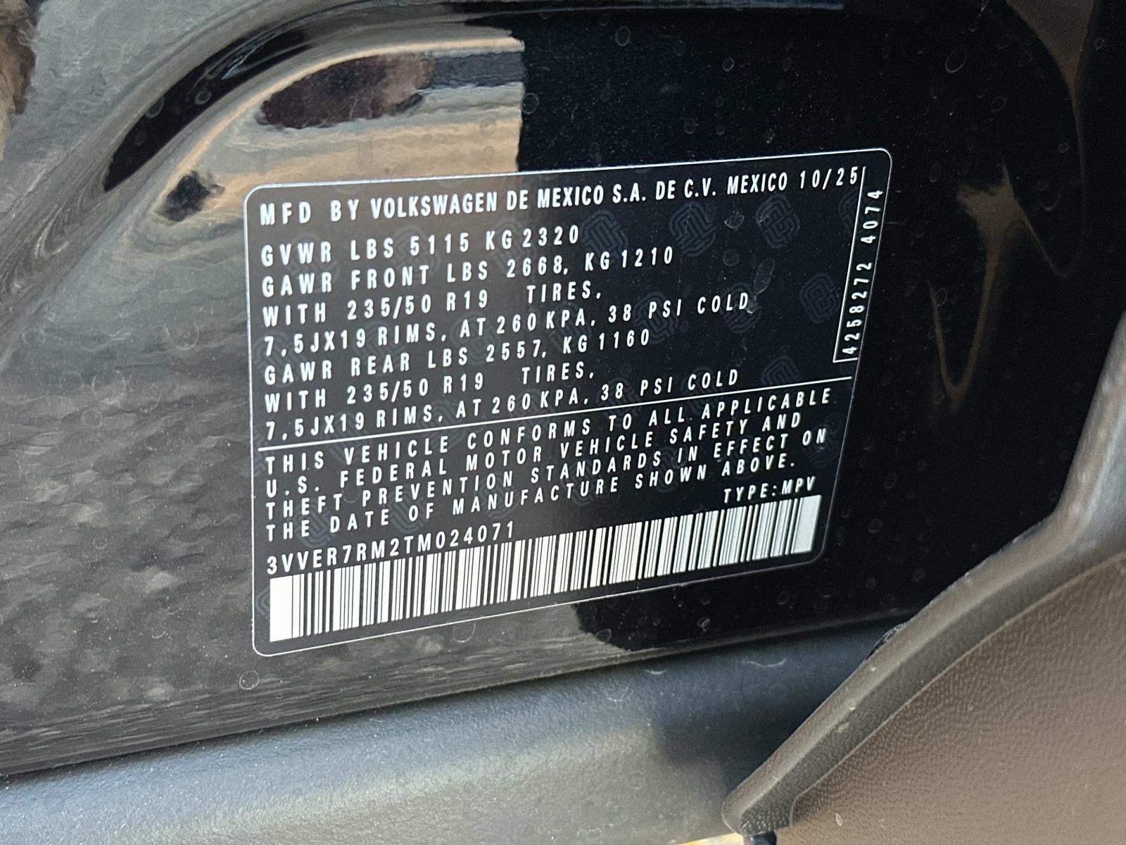 2026 Volkswagen Tiguan 2.0T SE 4MOTION