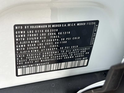 2026 Volkswagen Tiguan 2.0T SE 4MOTION