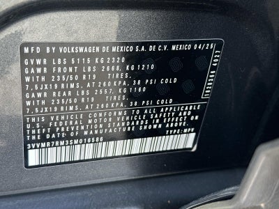2025 Volkswagen Tiguan 2.0T SE 4MOTION