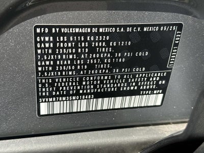 2025 Volkswagen Tiguan 2.0T SE 4MOTION