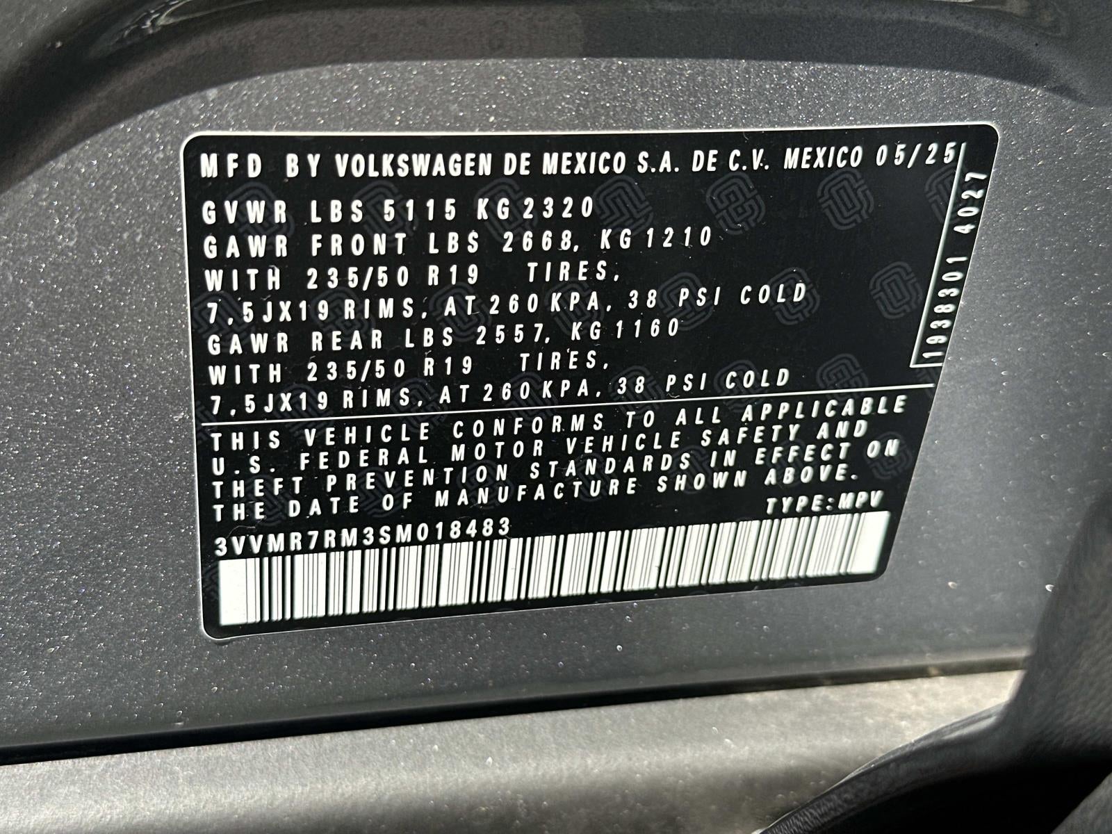 2025 Volkswagen Tiguan 2.0T SE 4MOTION