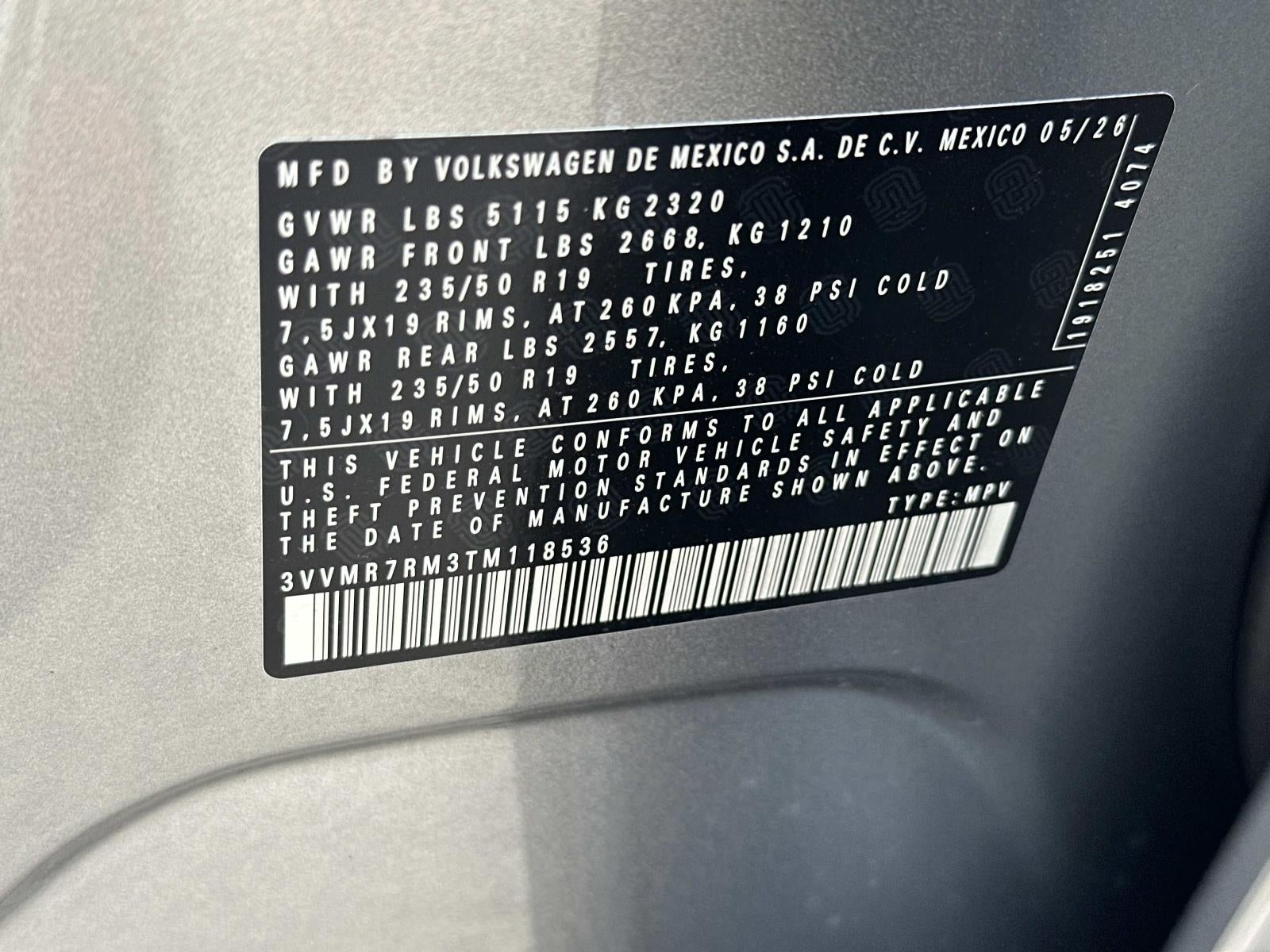 2026 Volkswagen Tiguan SE 4MOTION
