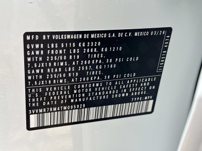 2026 Volkswagen Tiguan 2.0T SE