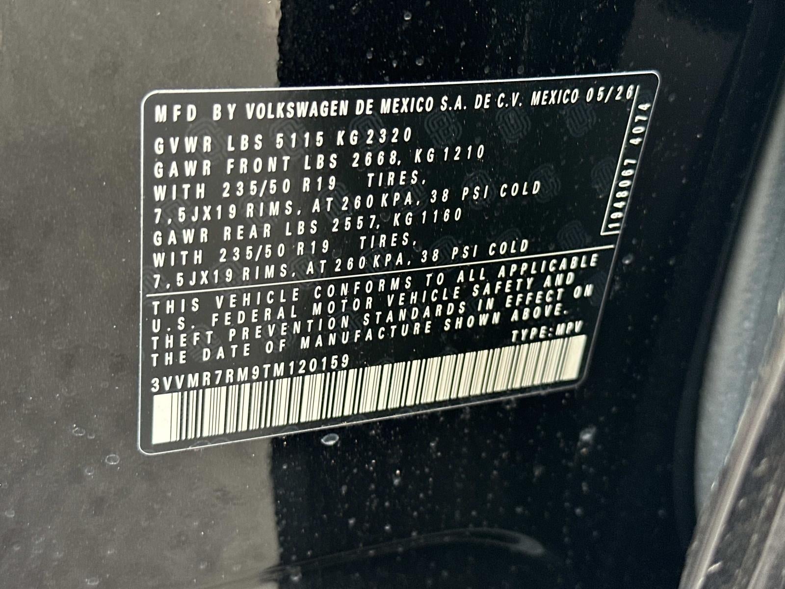 2026 Volkswagen Tiguan SE 4MOTION