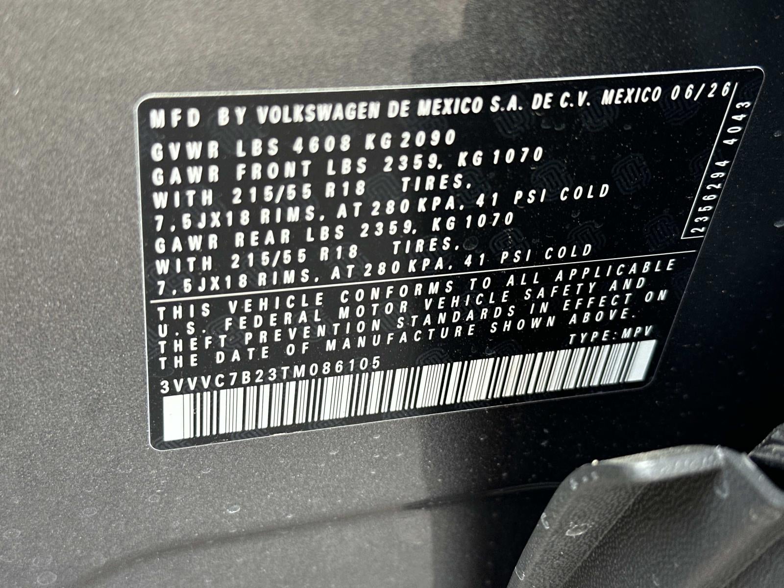 2026 Volkswagen Taos SE 4MOTION