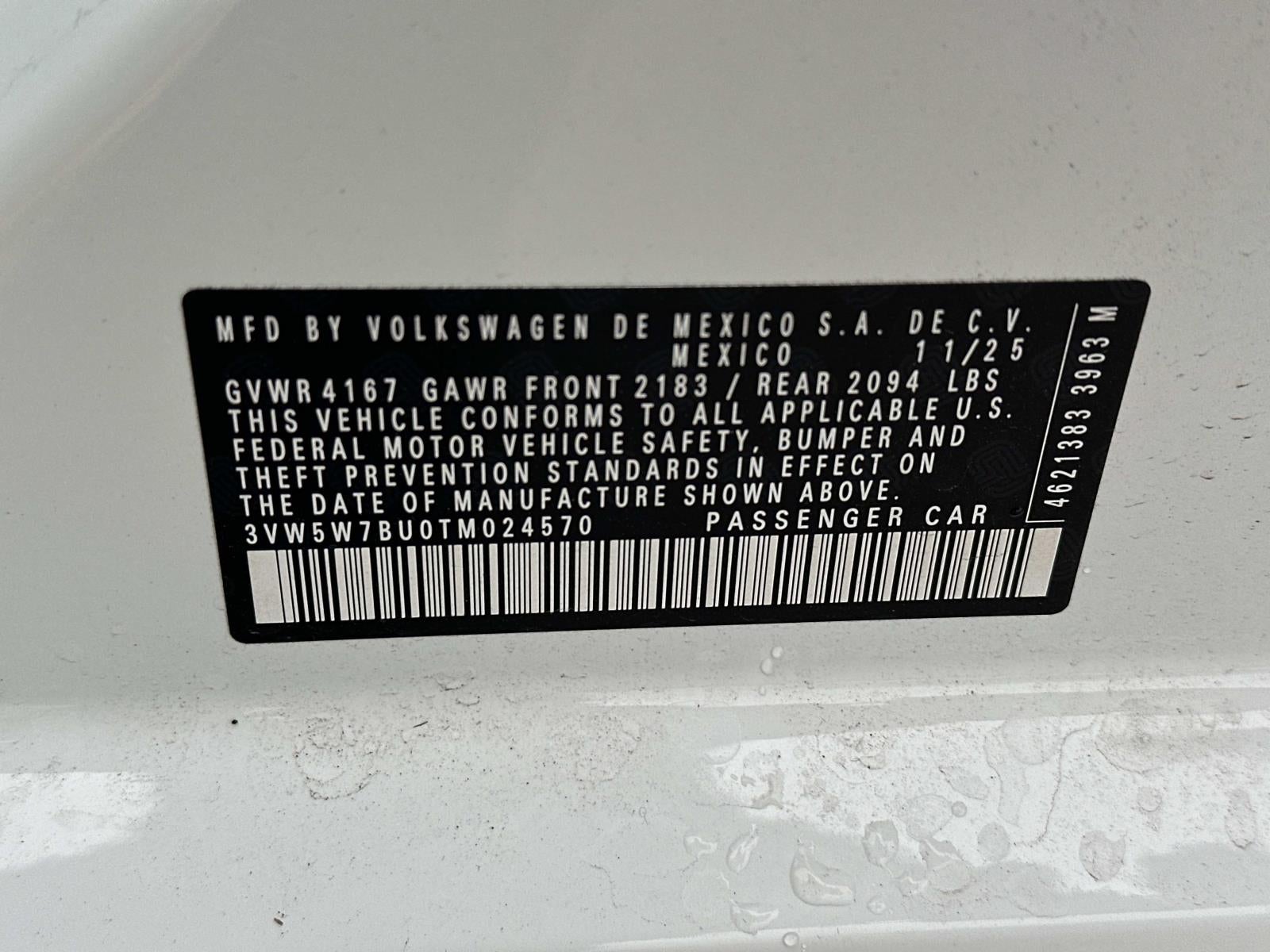 2026 Volkswagen Jetta S Auto