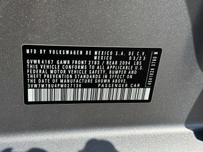 2023 Volkswagen Jetta SE Auto