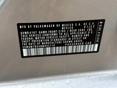 2022 Volkswagen Jetta SEL Auto