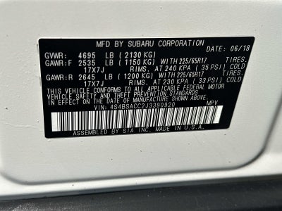 2018 Subaru Outback 2.5i Premium