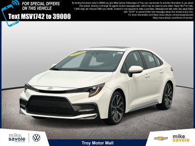 2020 Toyota Corolla SE CVT (Natl)