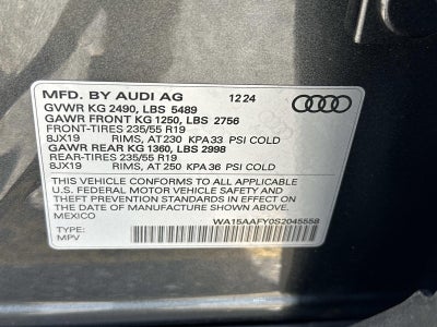 2025 Audi Q5 Sportback S line Premium Plus 45 TFSI quattro