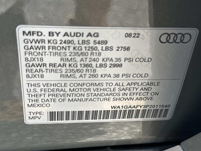 2023 Audi Q5 S line Premium 45 TFSI quattro