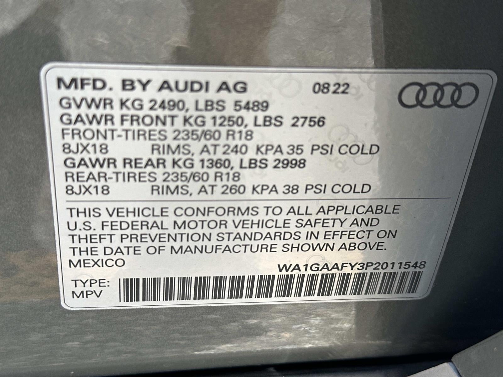 2023 Audi Q5 S line Premium 45 TFSI quattro