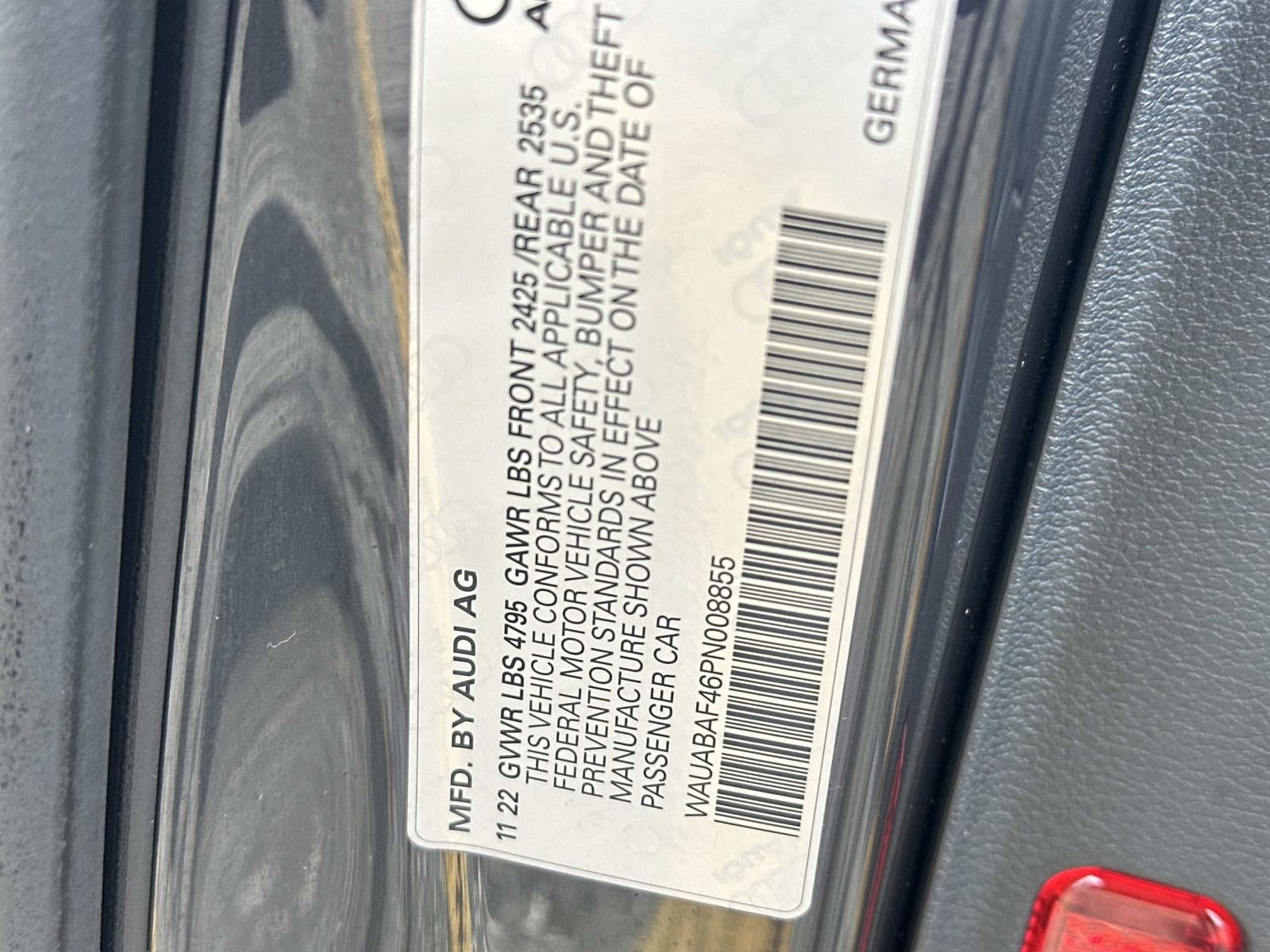 2023 Audi A4 Sedan Premium 40 TFSI quattro