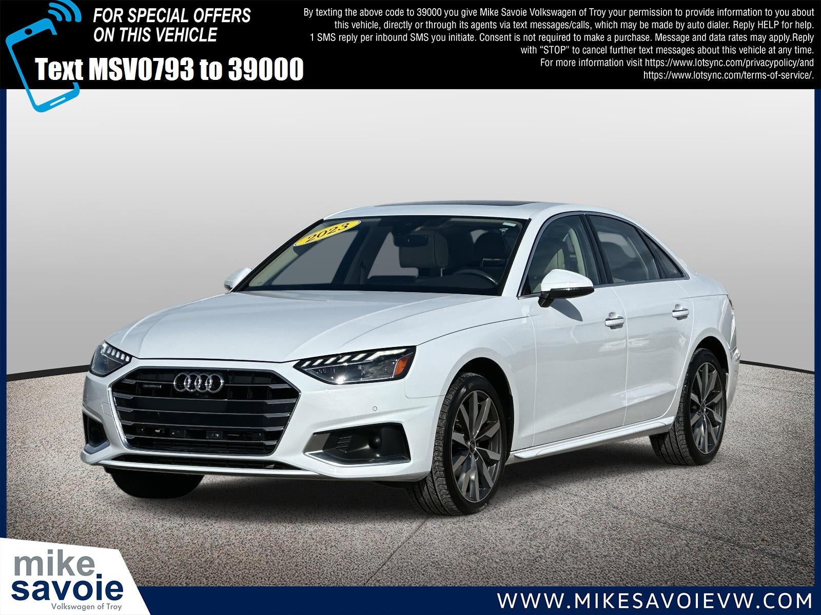 2023 Audi A4 Sedan Premium Plus 40 TFSI quattro