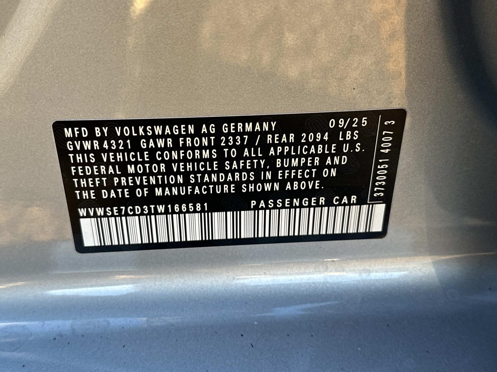 2026 Volkswagen Golf GTI 2.0T SE DSG