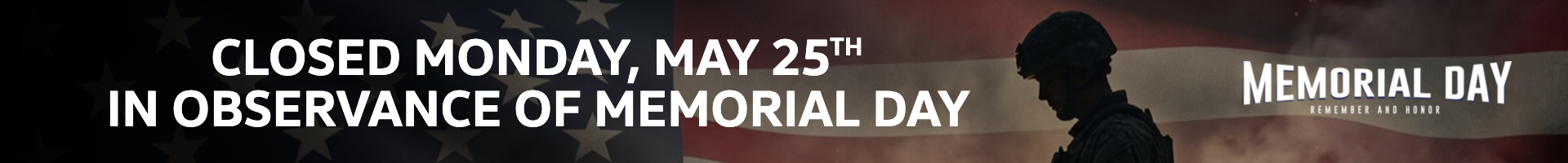 Memorial Day Banner